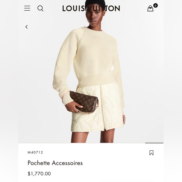 Louis Vuitton Pochette Accessoires- Made in France - Picture 4 of 13